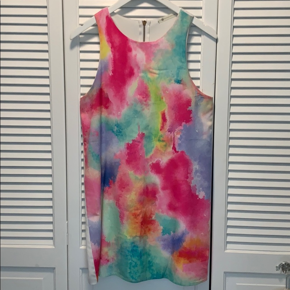 Colorful painted dress